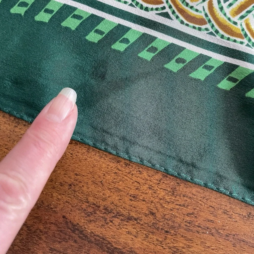 Vtg Rickie Freeman for Teri Jon Silk‎ Scarf 40
